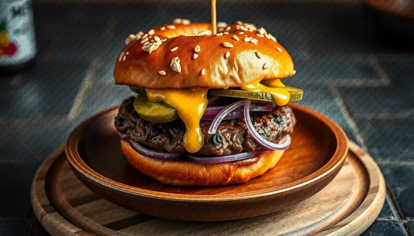 Hot Cheese Burger